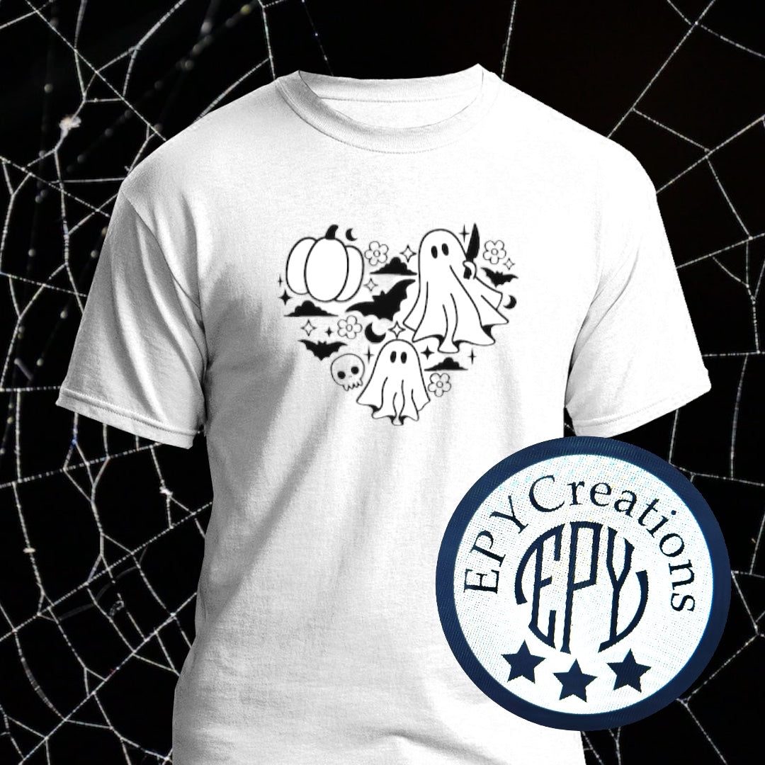 Halloween Heart Shaped Tee
