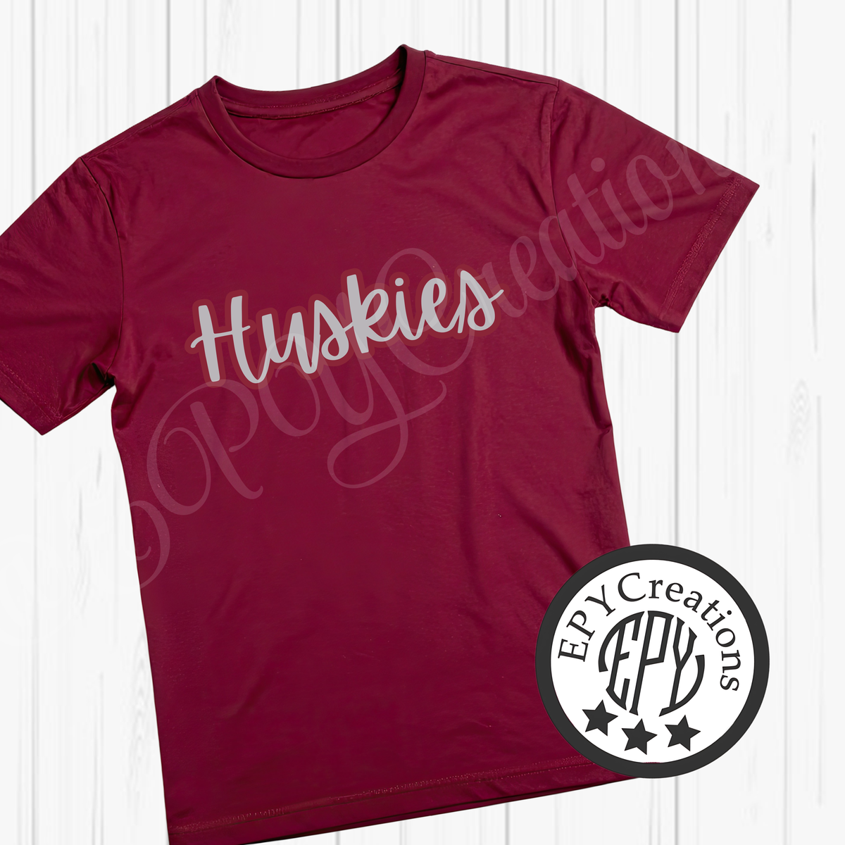 Huskies Simple Design Tees- Schlather