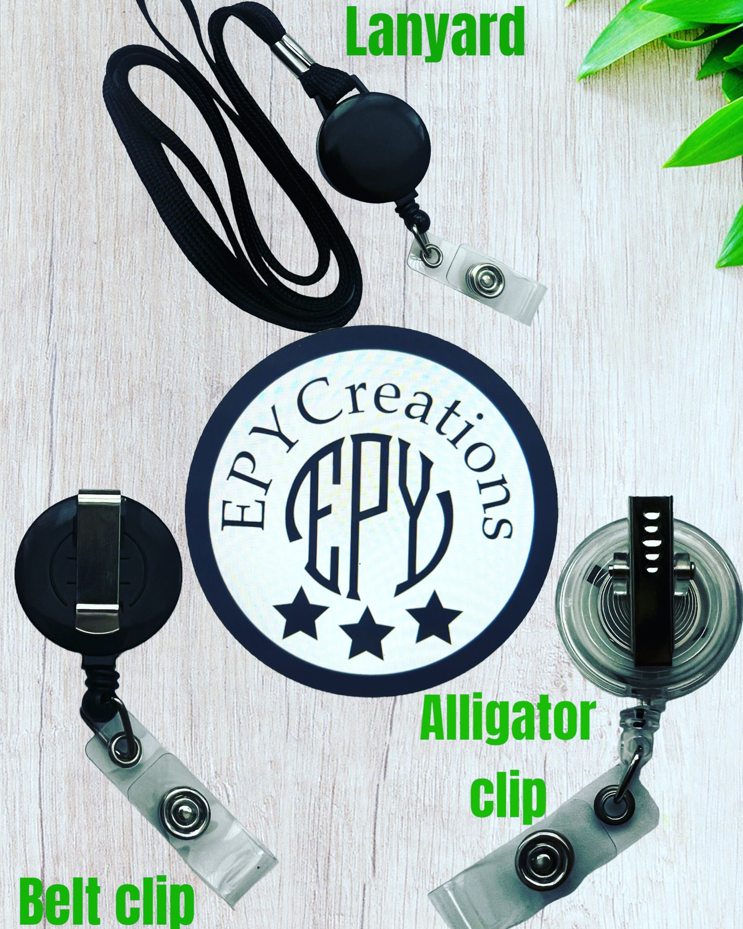 Tiny Human Tamer Acrylic Badge Reel