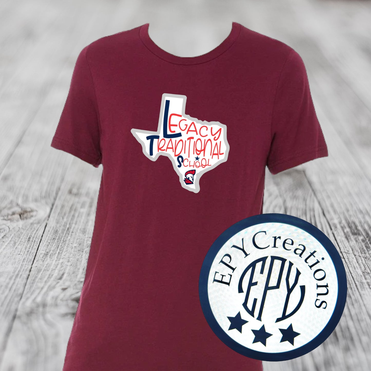 LTS Legacy New Texas Logo T Shirt