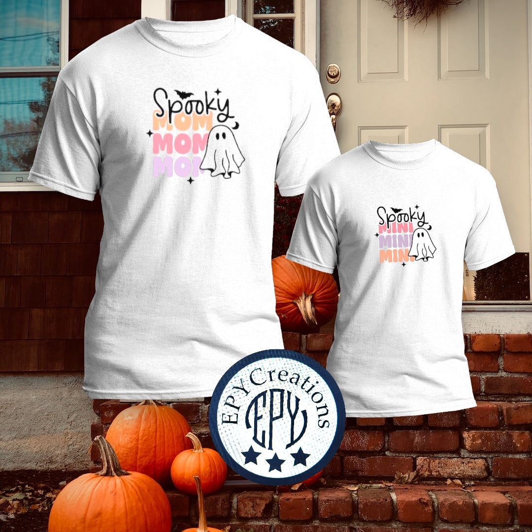 Mom and mini Halloween Tee Set