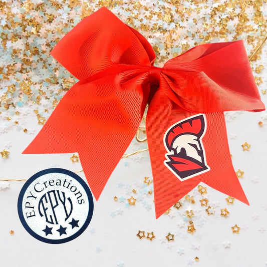 LTS SPARTAN CHEER SIZE BOWS