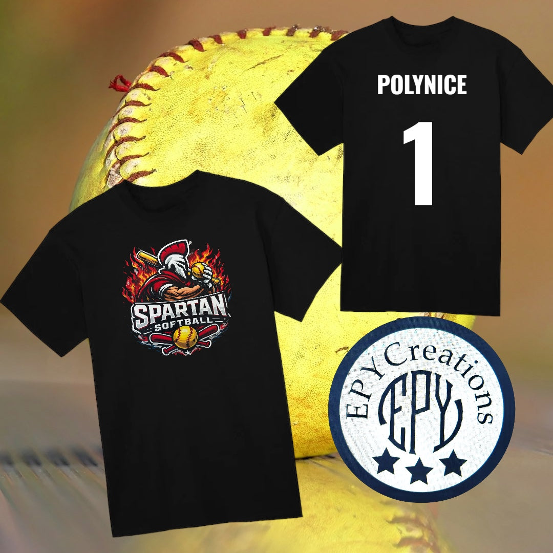 LTS Spartan Softball Tees