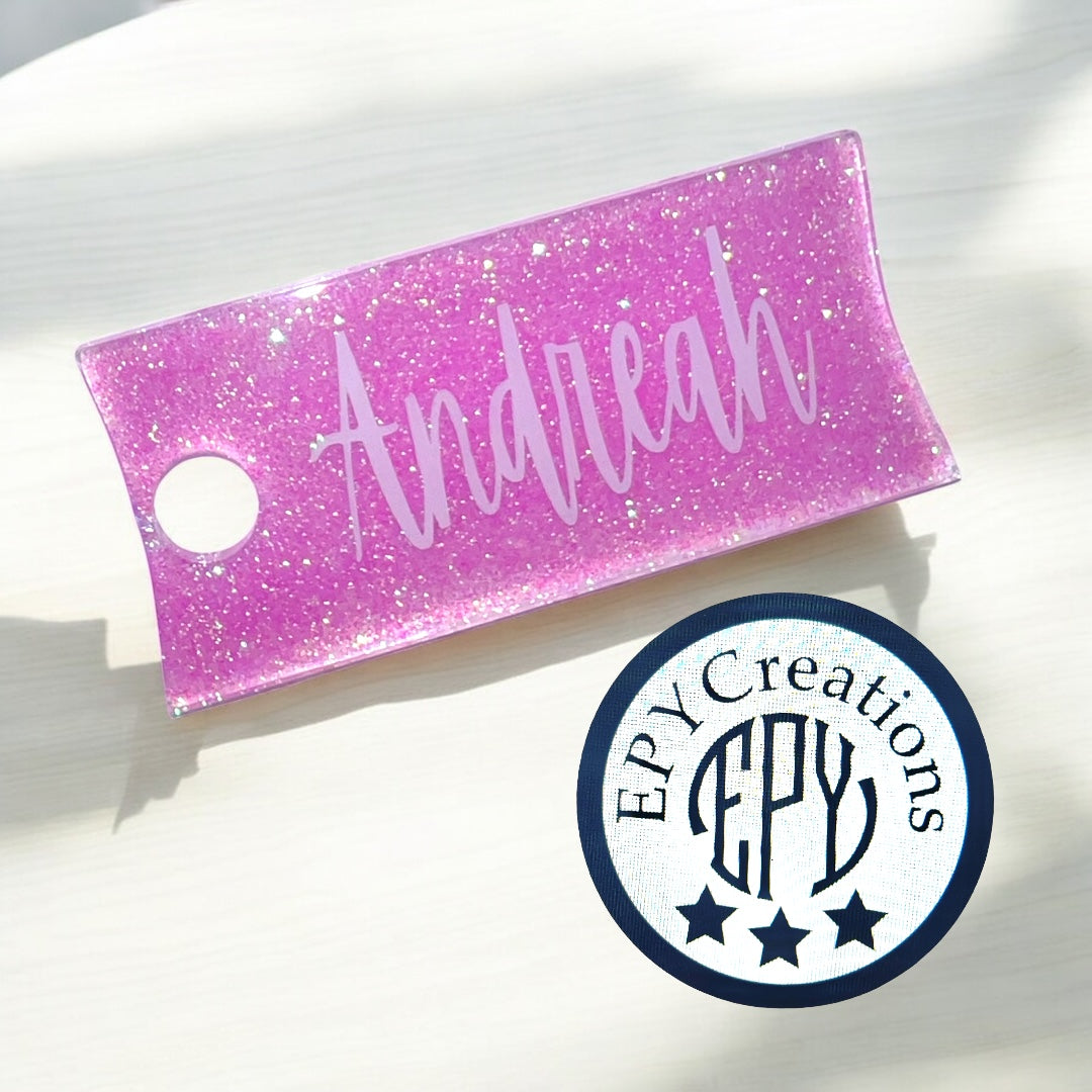 Tumbler Tags- (fit Stanley 20/30/40 oz) "A" Font