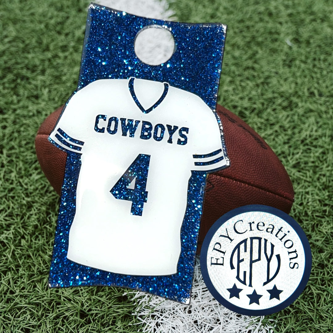 Football Jersey Tumbler Tags (fit Stanley 20/30/40 oz)