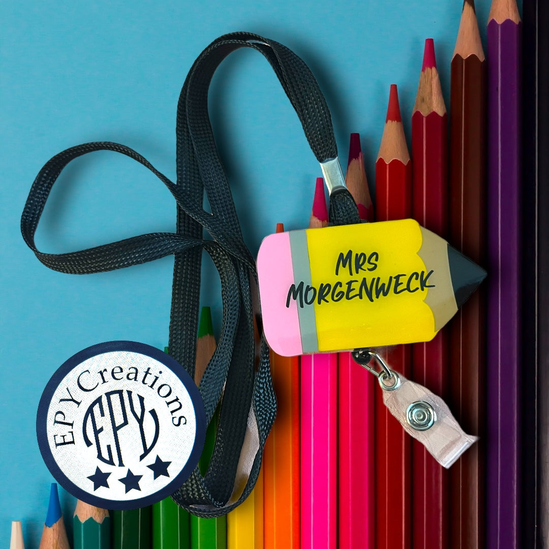 Teacher Pencil Acrylic