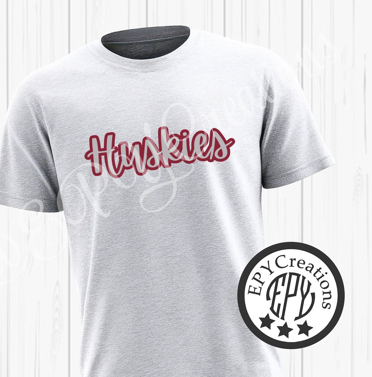 Huskies Simple Design Tees- Schlather