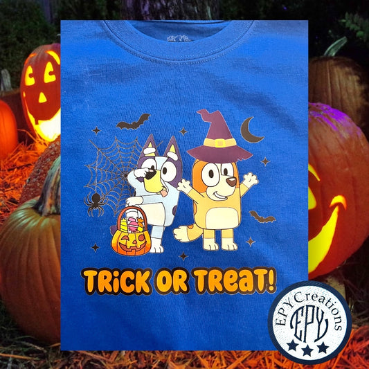 Blue Inspired Halloween Shirt (youth only)