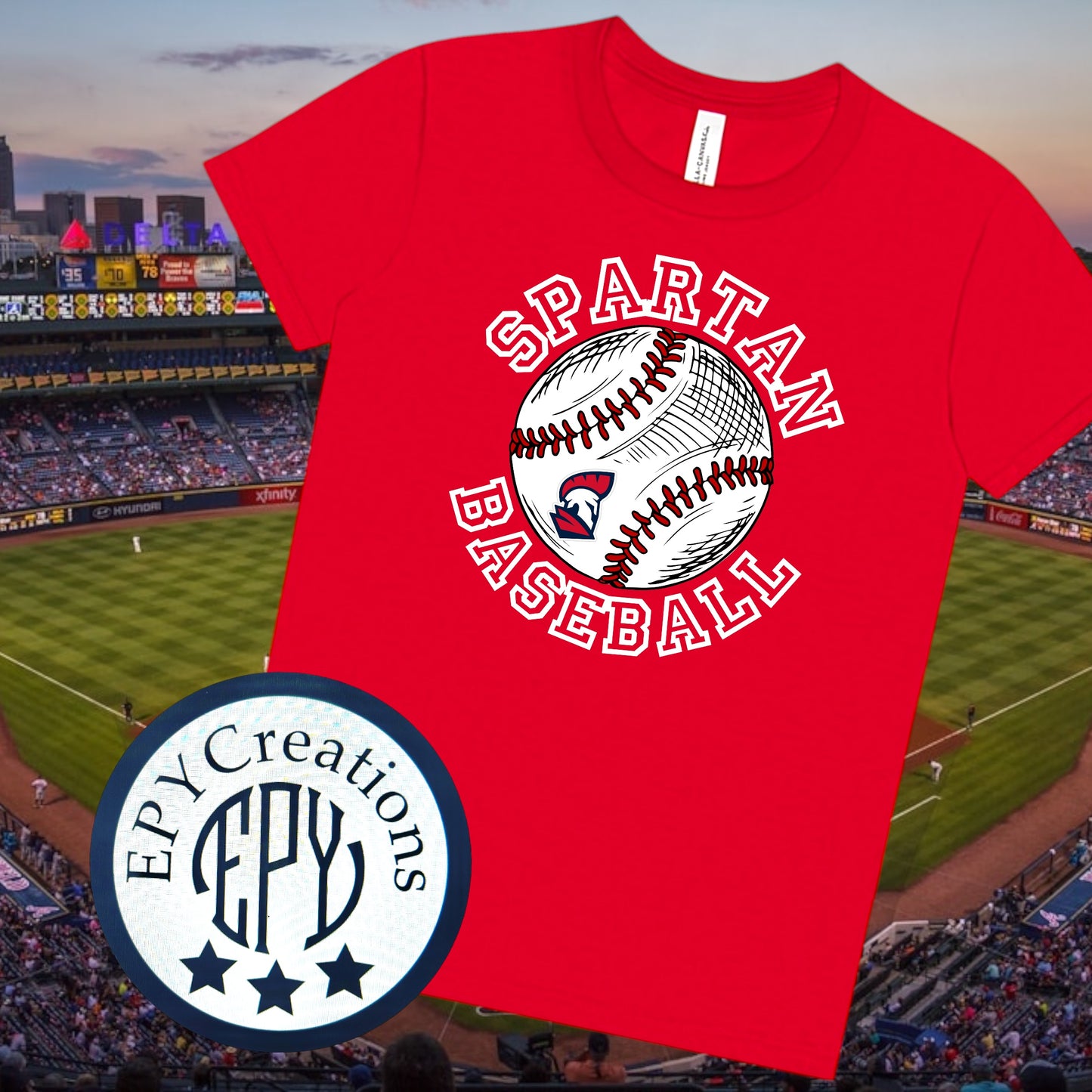 Spartan Baseball tees- LTS-Cibolo