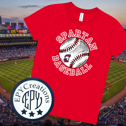 Spartan Baseball tees- LTS-Cibolo