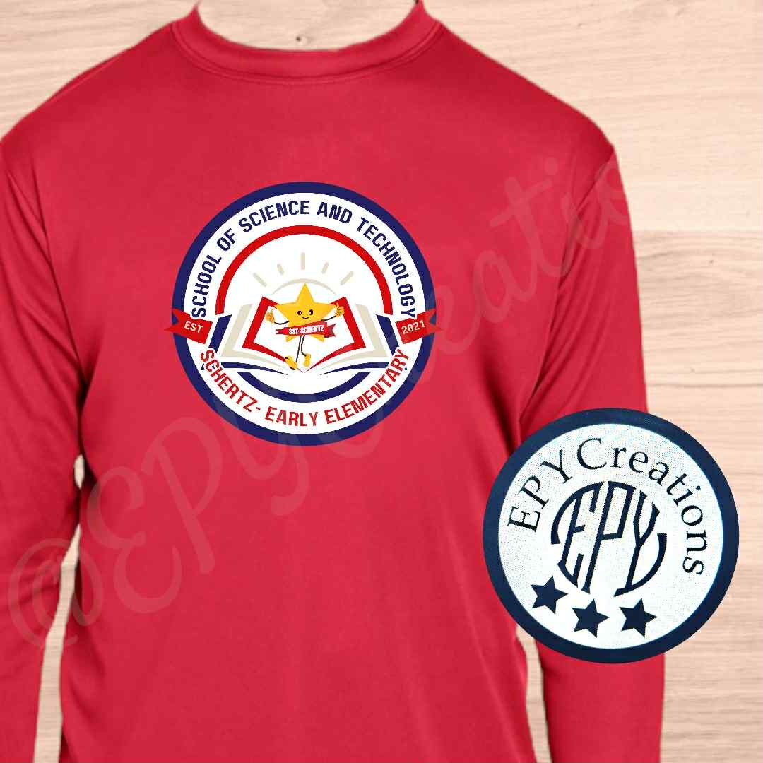SST Early Elementary- Spirit Wear- **Dri Fit**  LONG SLEEVE Tees