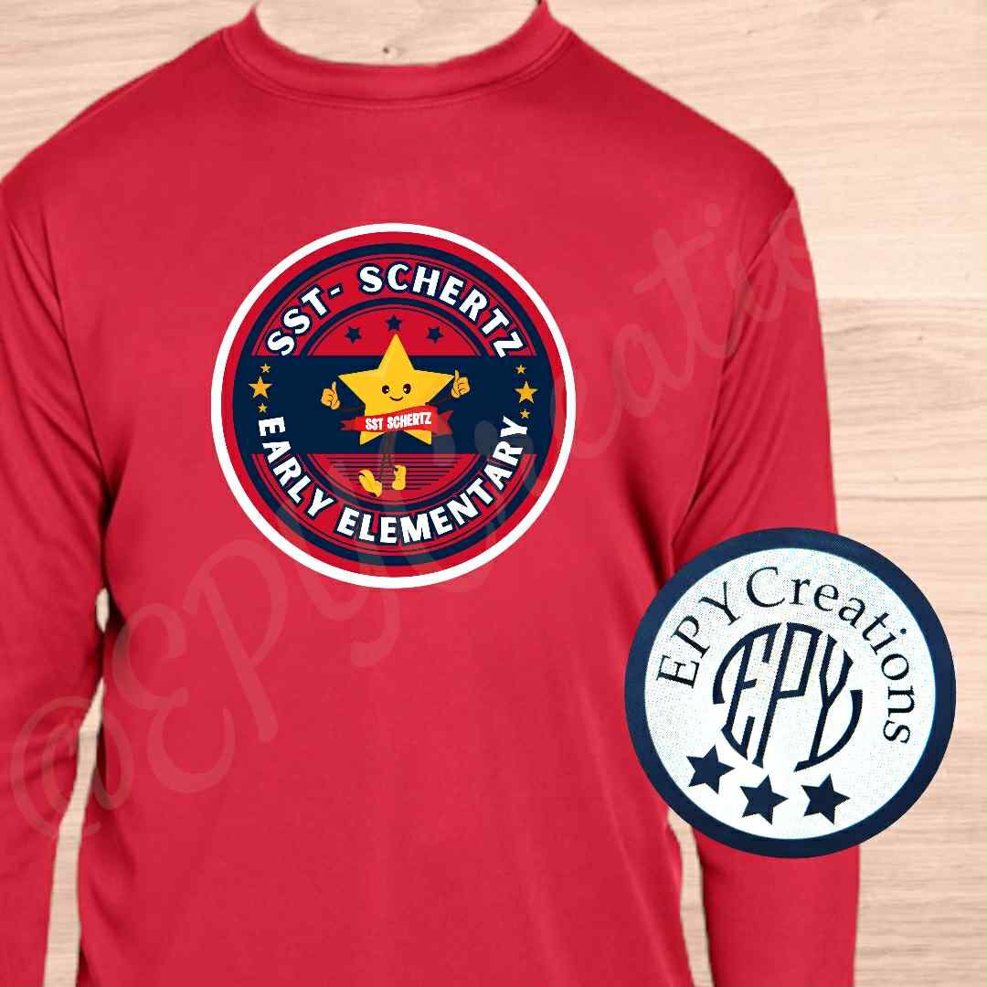 SST Early Elementary- Spirit Wear- **Dri Fit**  LONG SLEEVE Tees