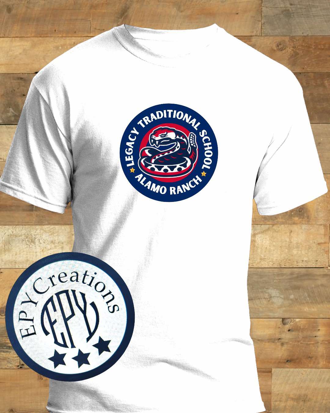 ALL AMERICAN RATTLER SPIRIT WEAR TEE- ALAMO RANCH