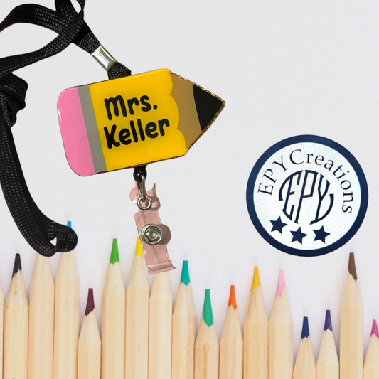 Teacher Pencil Acrylic