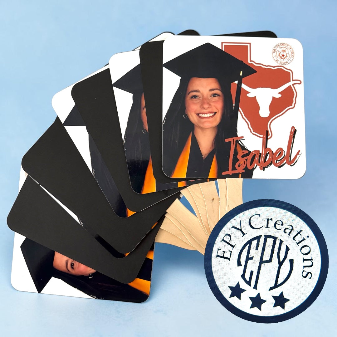 Custom 7.2 x 7.2 in Paper Fans (Graduation, Parties, Celebrations, etc.)