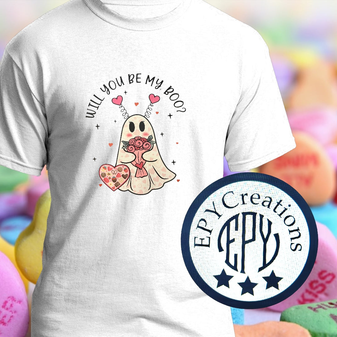 Will you be my boo? Valentine (4 available)
