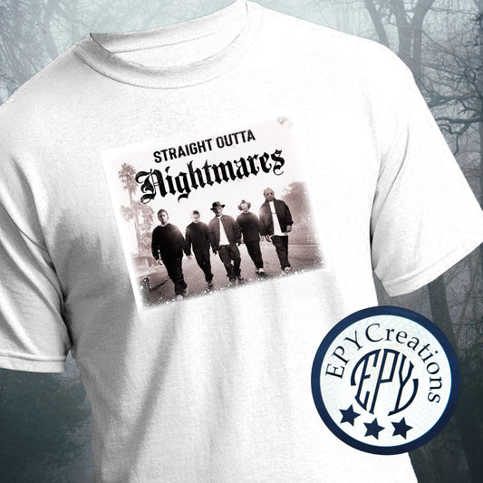 Straight Outta Nightmares Halloween Tee