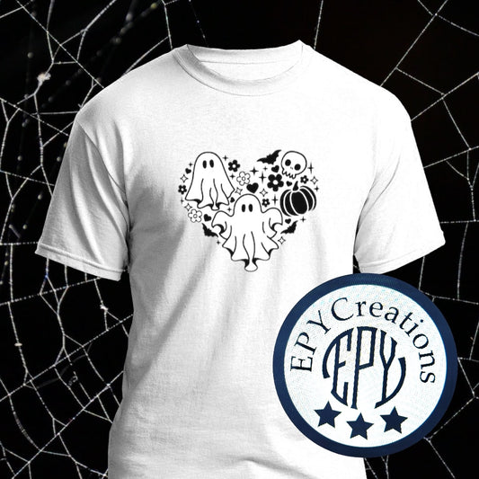 Halloween Heart Shaped Tee