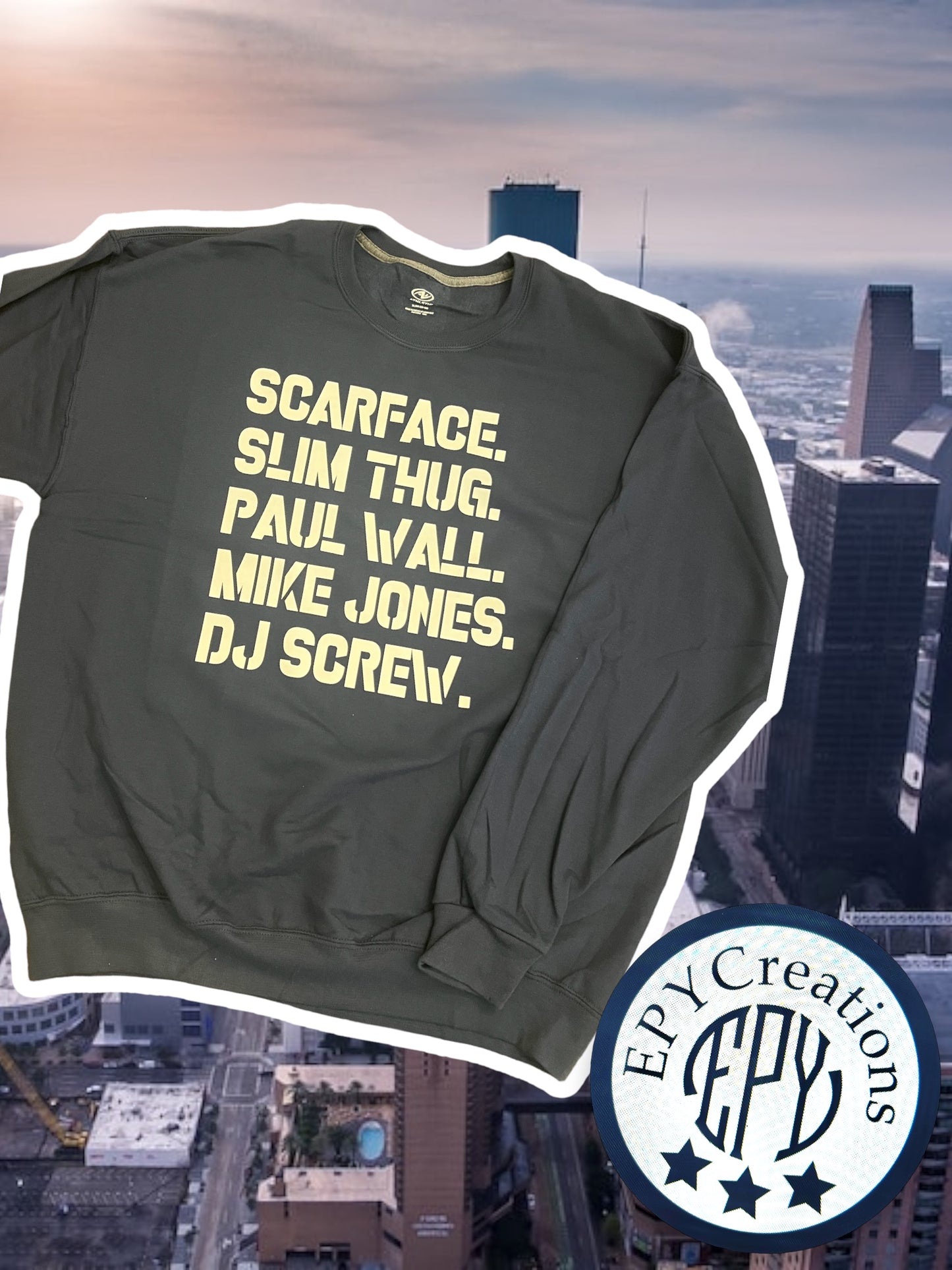 Hip Hop Crew Neck- TX Rappers