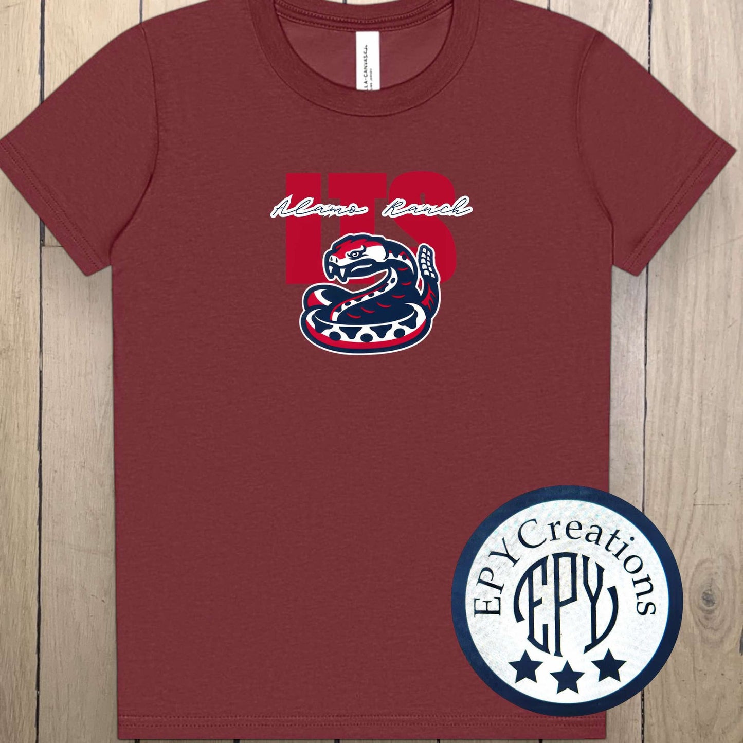 L T S RATTLER SPIRIT WEAR TEE- ALAMO RANCH