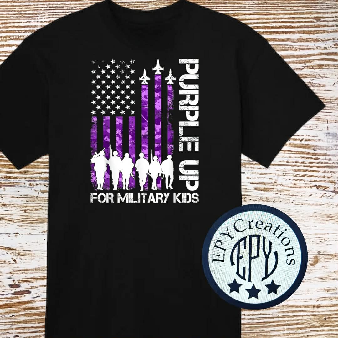 Month of the Military Child Tees (4 Designs)- APRIL