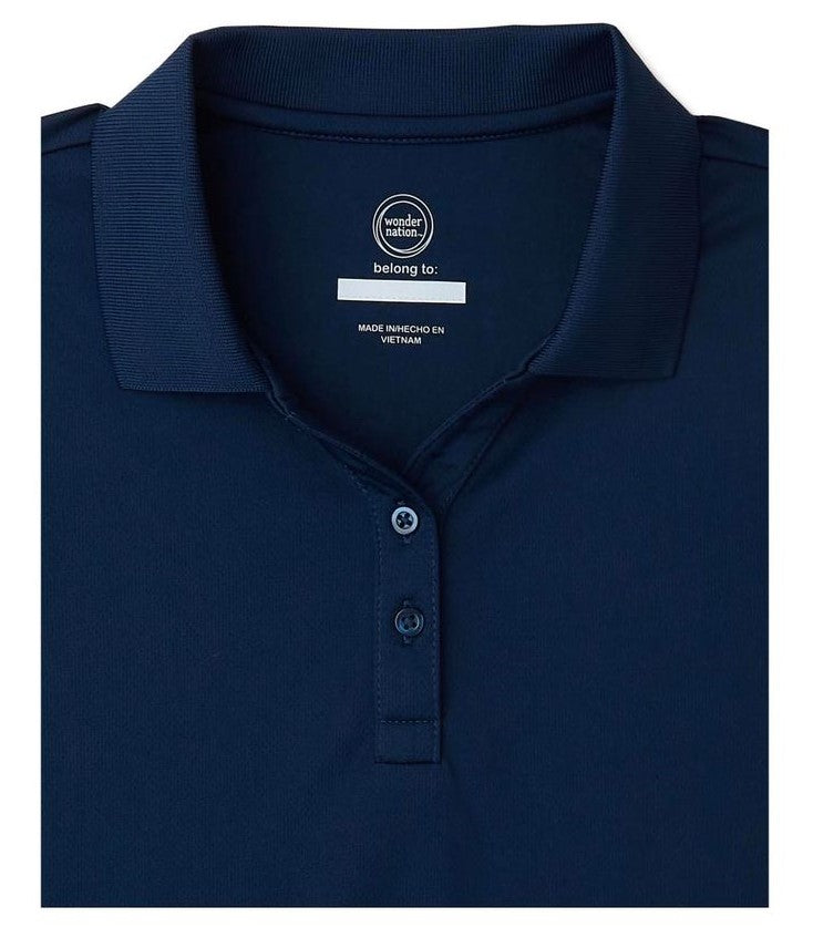 LTS Legacy Logo Polo *GIRLS*- Red & Blue/ White Logo