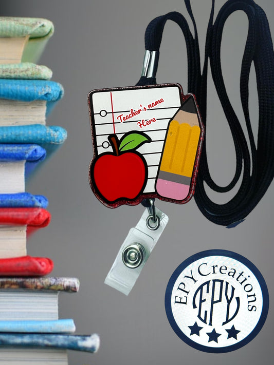 Teacher Notebook Acrylic