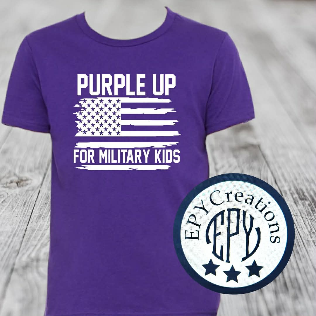 Month of the Military Child Tees (4 Designs)- APRIL