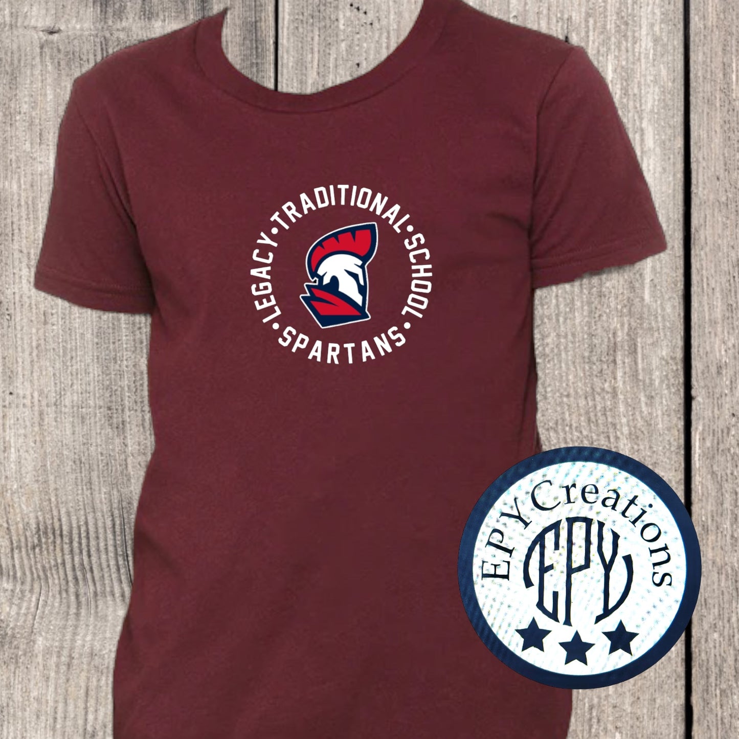 LTS Legacy Spartan Circle T Shirt