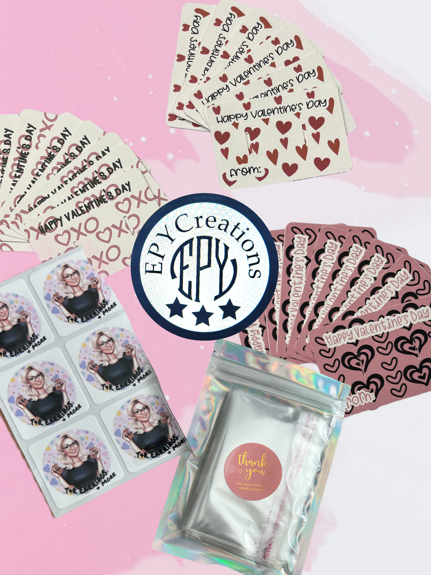 Care Cards, Thank You Cards, Merch Cards