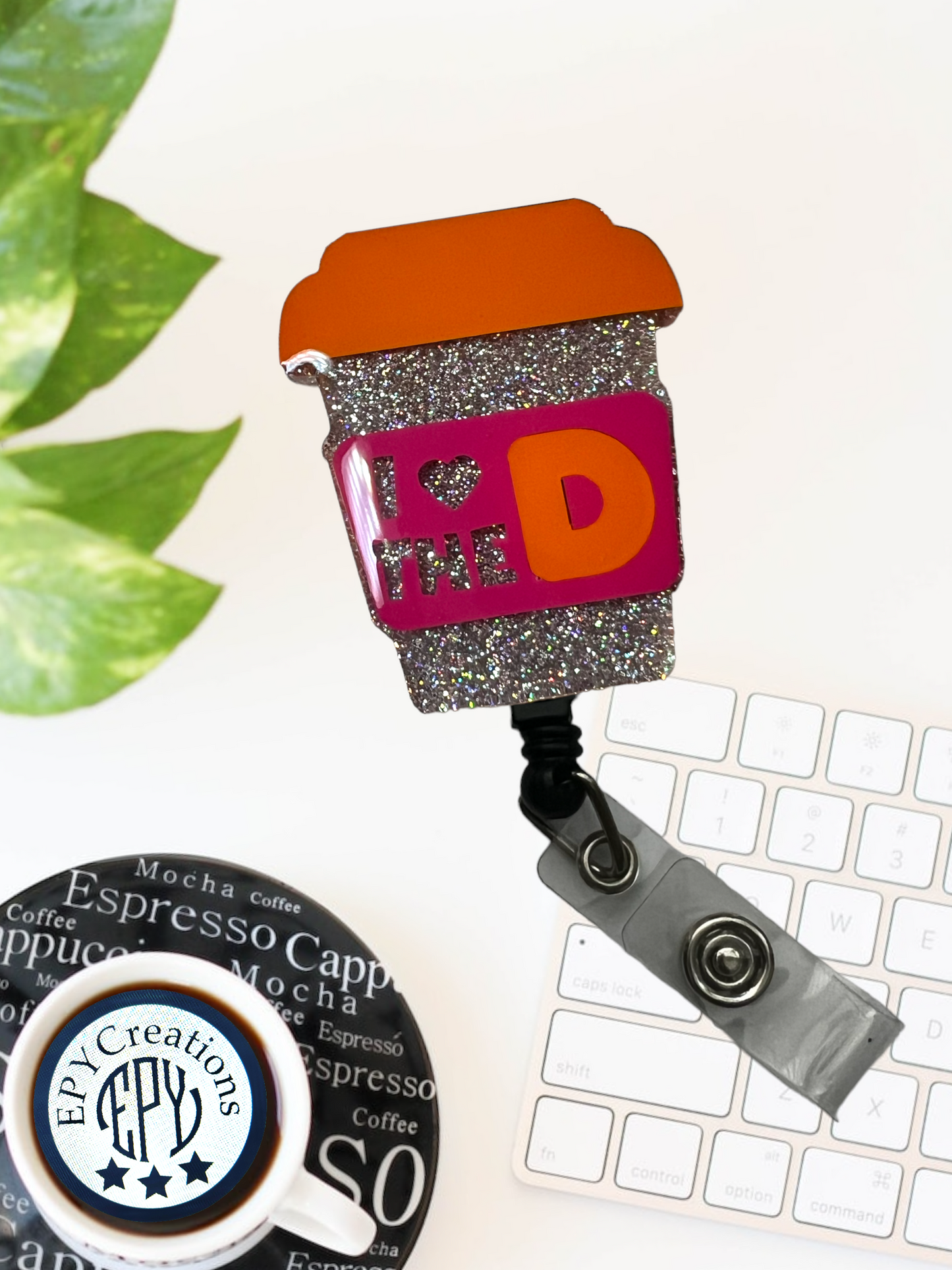 I 🧡 the D Coffee Cup Acrylic