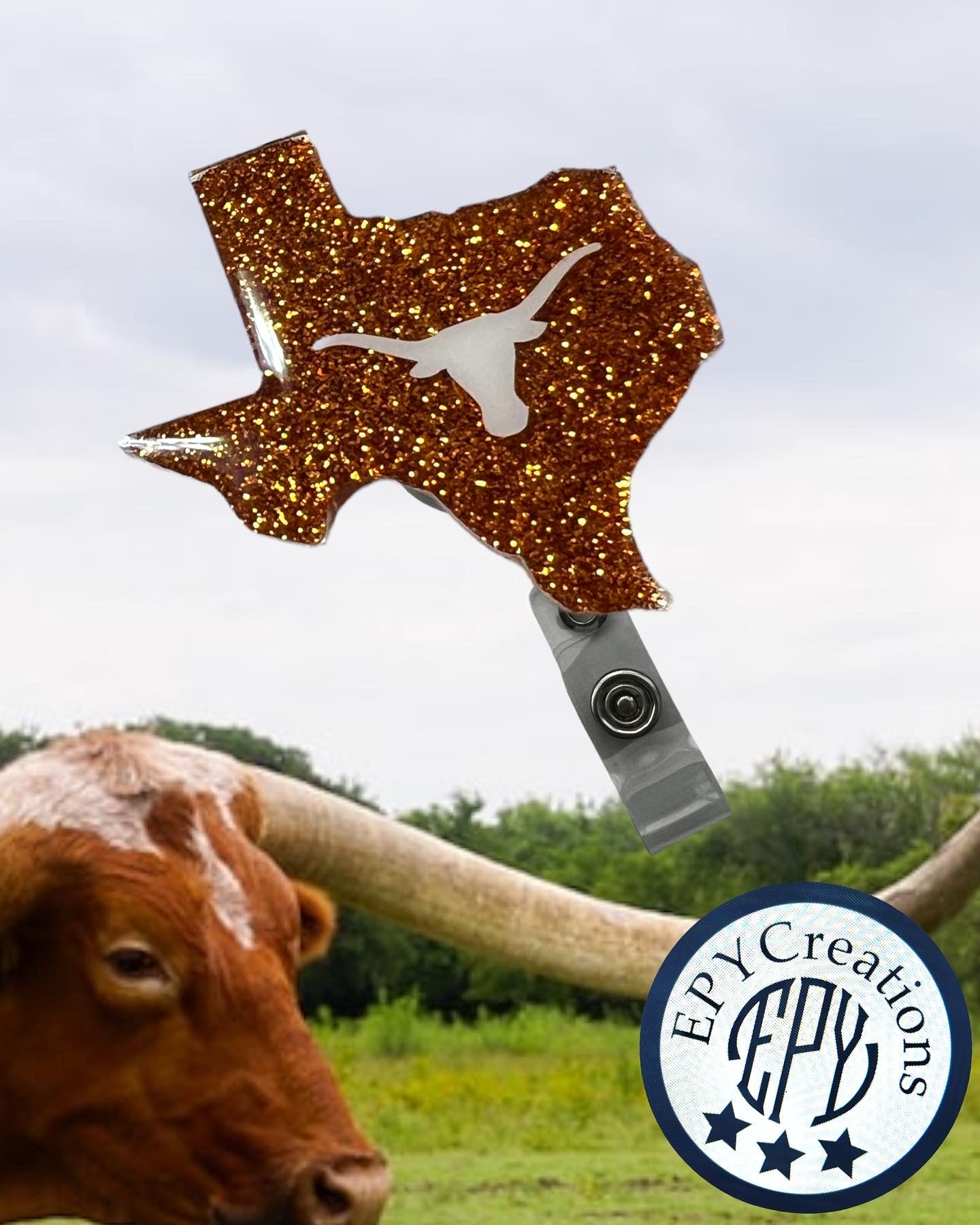 Longhorn Orange Acrylic